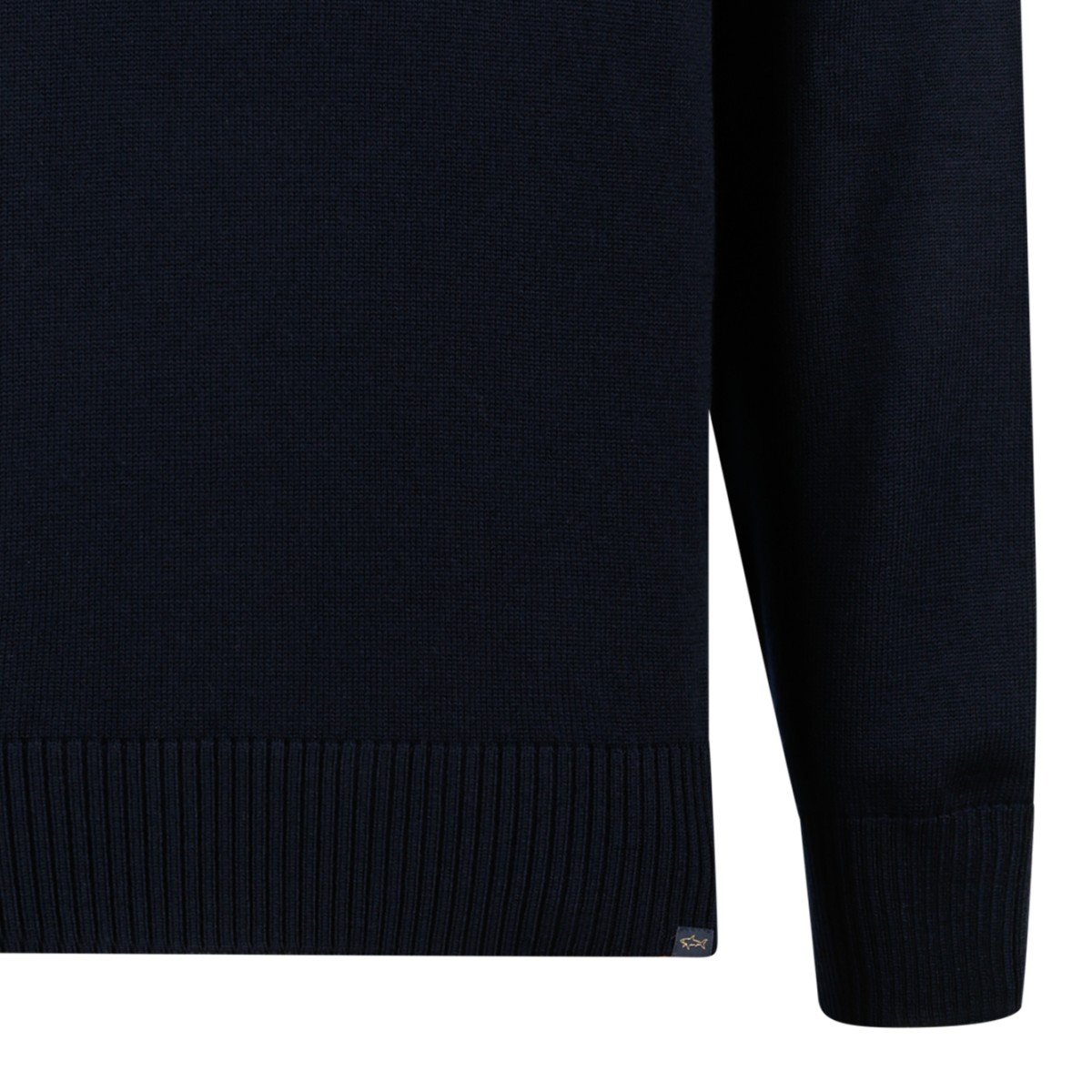 Paul & Shark Navy Crew Neck Wool Sweater.