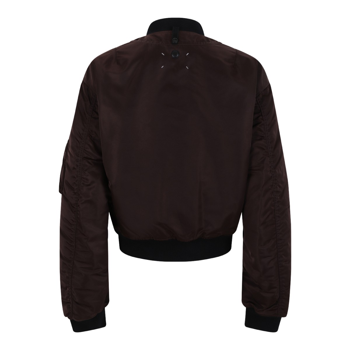 Maison Margiela Brown Bomber Jacket.