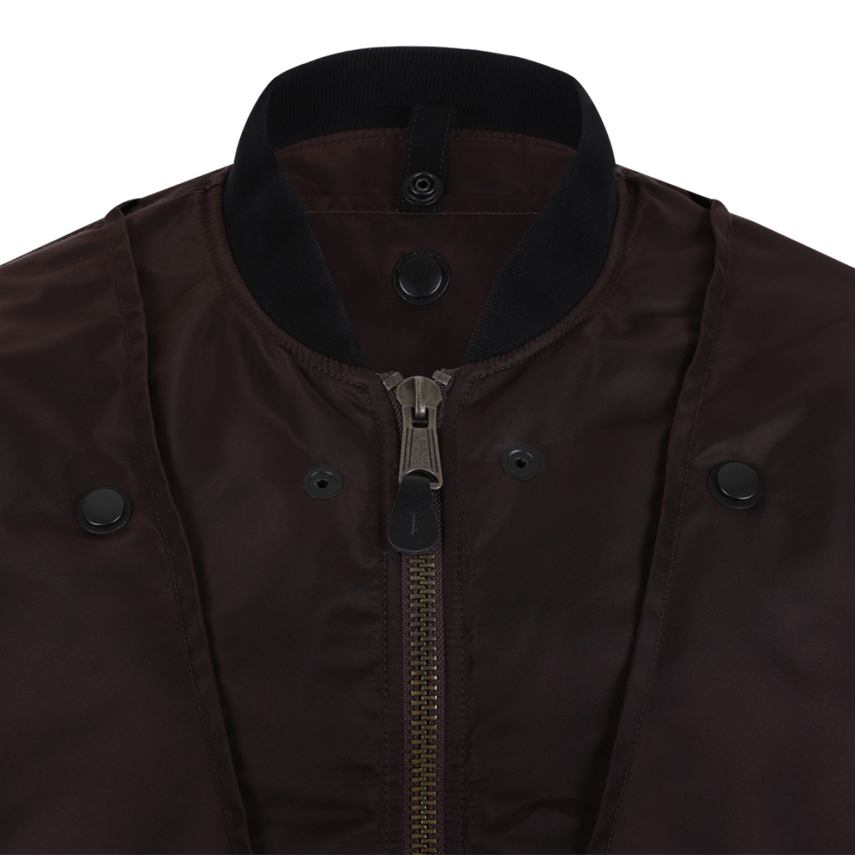 Maison Margiela Brown Bomber Jacket.