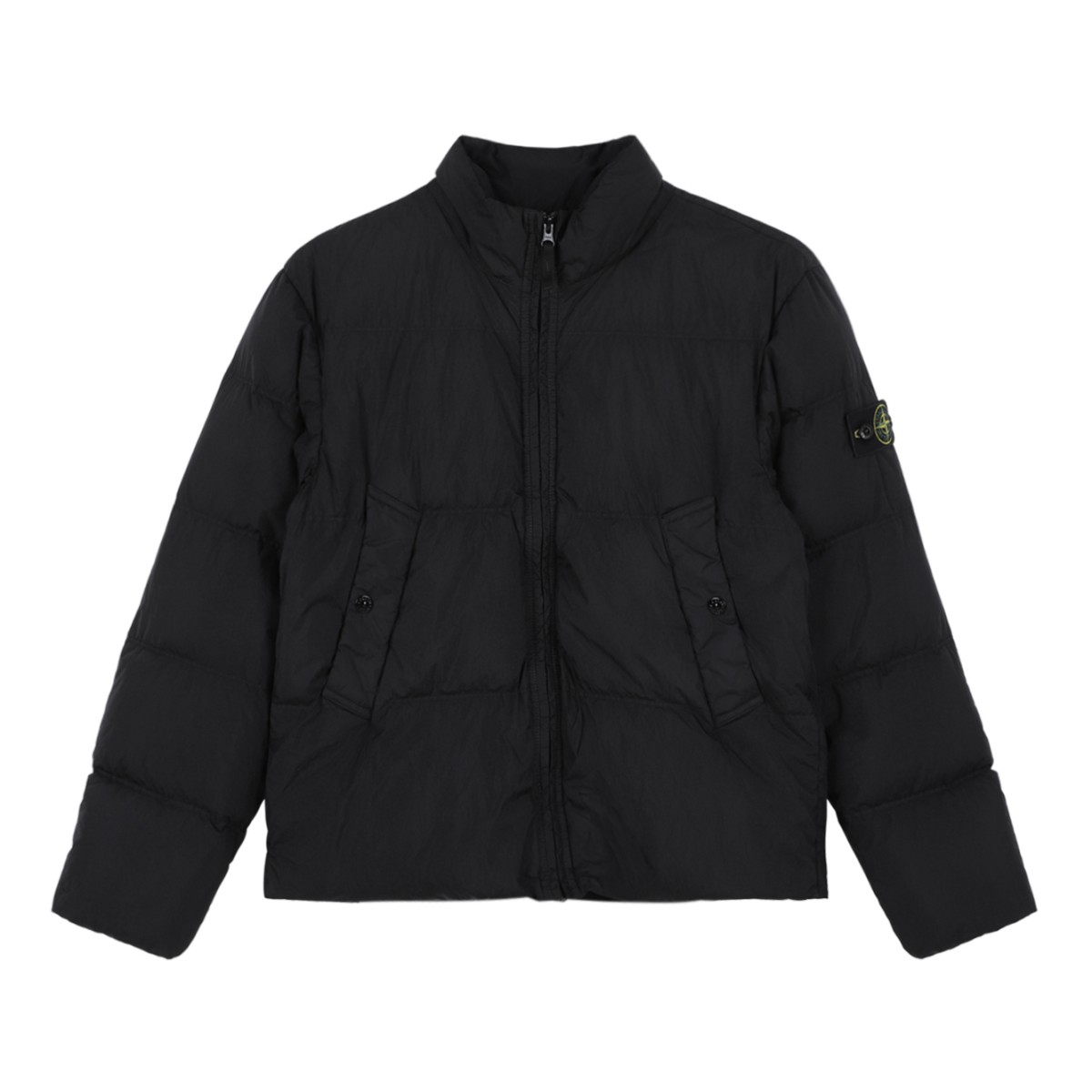 Stone Island Kids Black Padded Jacket.