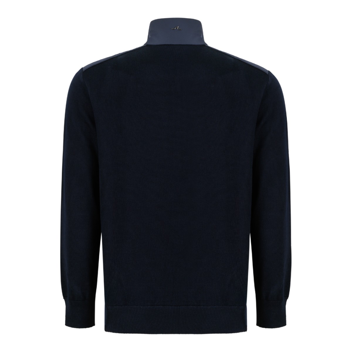 Paul & Shark Navy Zip-Up Wool Cardigan.