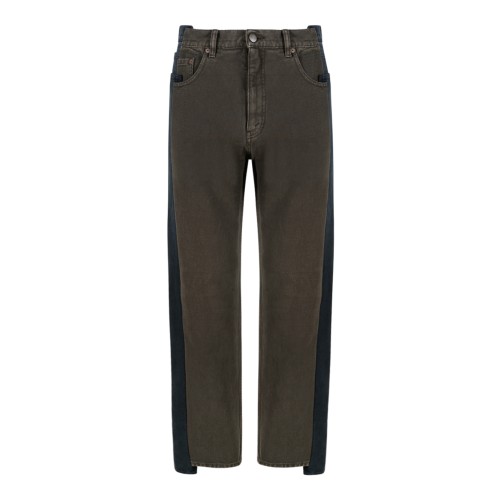 Maison Margiela Grey Straight-Leg Jeans.