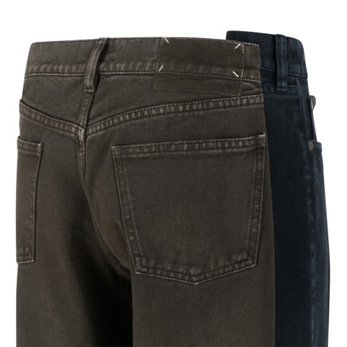 Maison Margiela Grey Straight-Leg Jeans.
