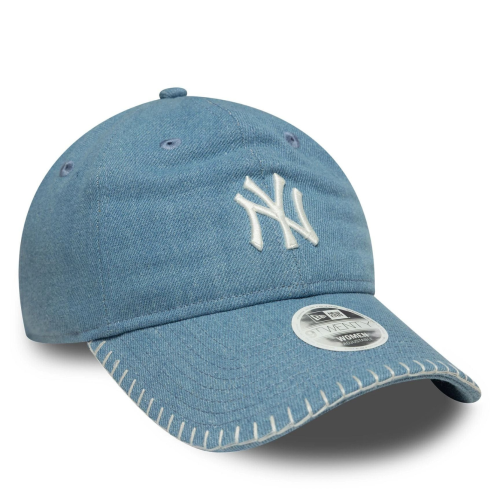 Pastel Blue 9TWENTY New York Yankees MLB Denim Stitch