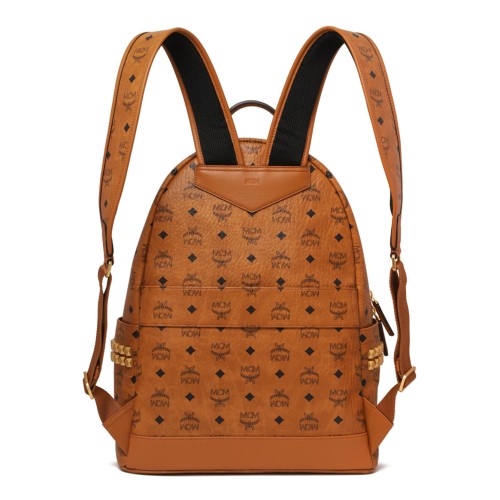 Cognac Monogrammed Backpack 2