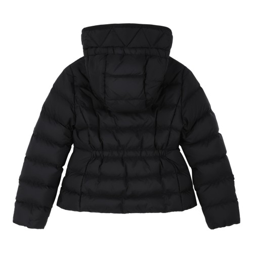 Moncler Black Hooded Down Jacket. 2