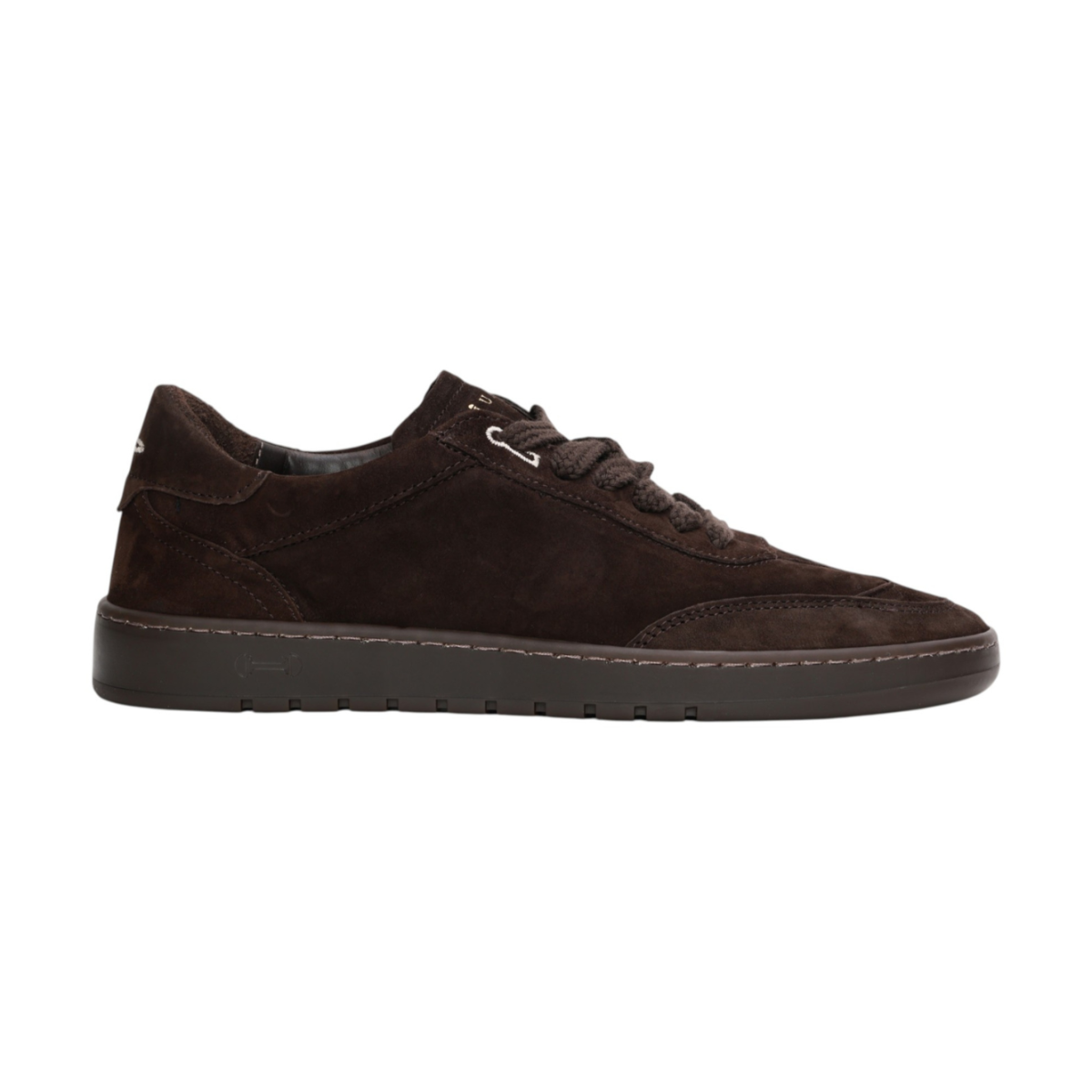 Piuma Dark Brown Suede Sneakers.