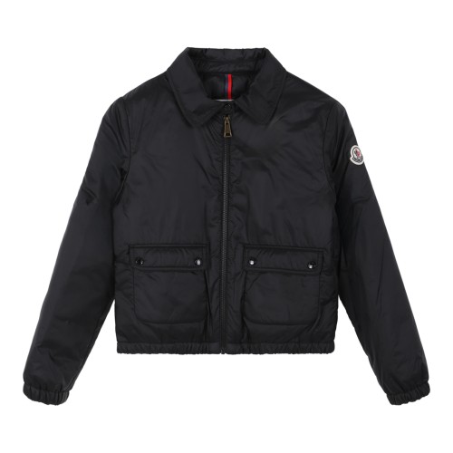 Moncler Black Lightweight Field Jacket.