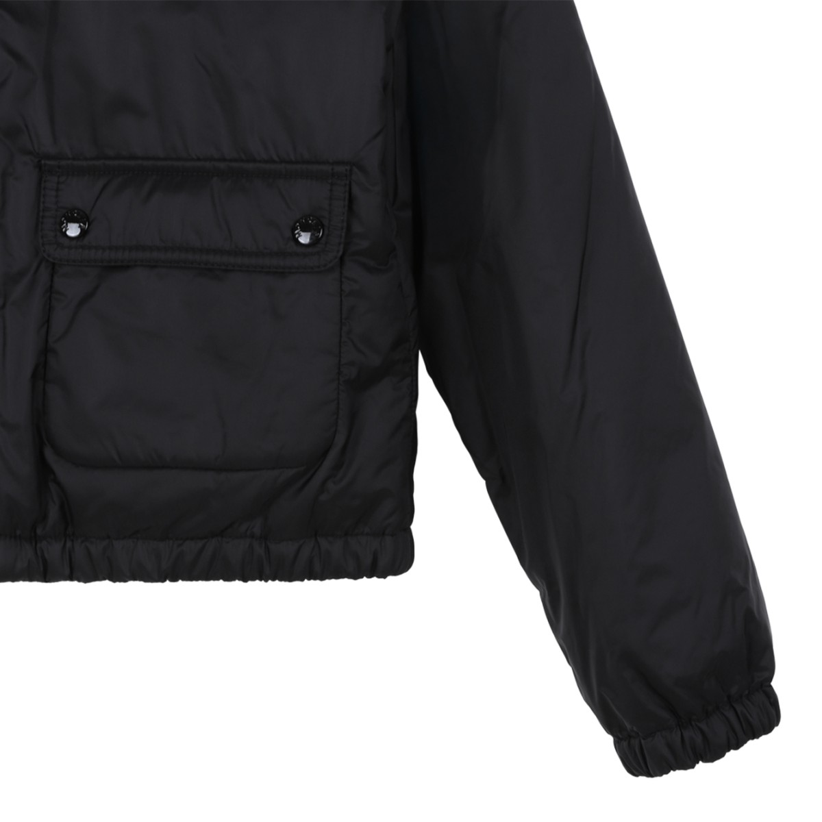 Moncler Black Lightweight Field Jacket.