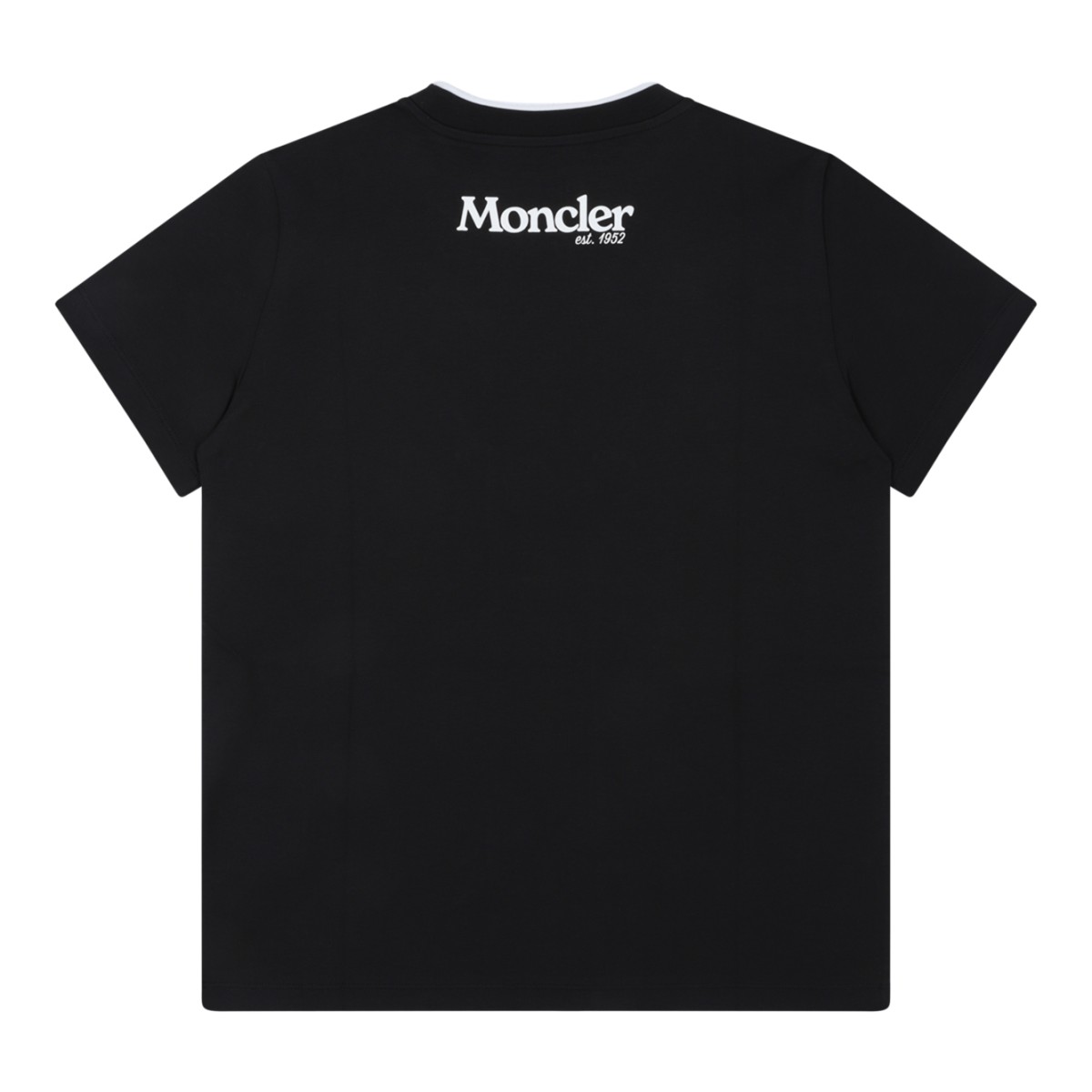 Moncler Black Logo T-Shirt.