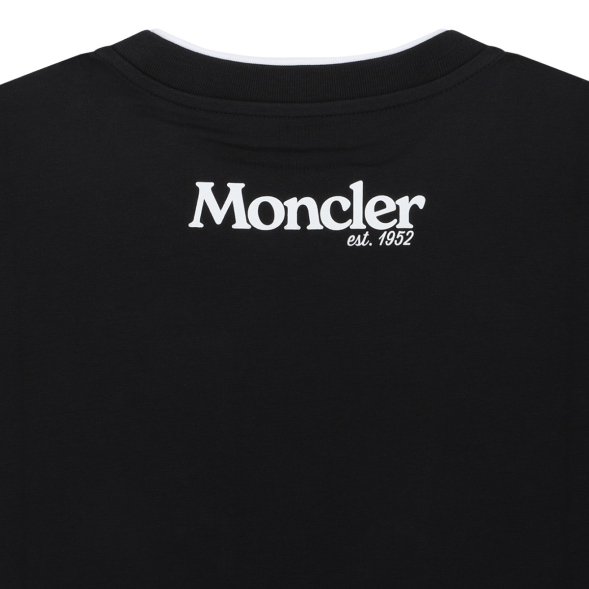 Moncler Black Logo T-Shirt.