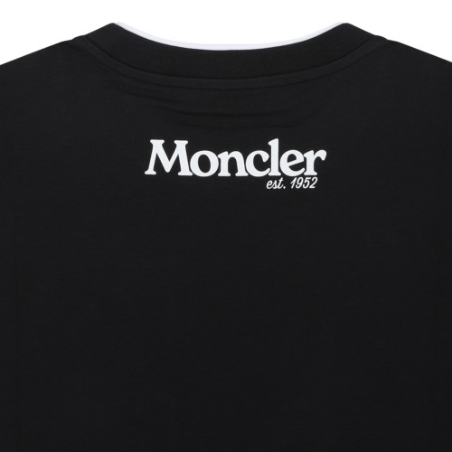 Moncler Black Logo T-Shirt.
