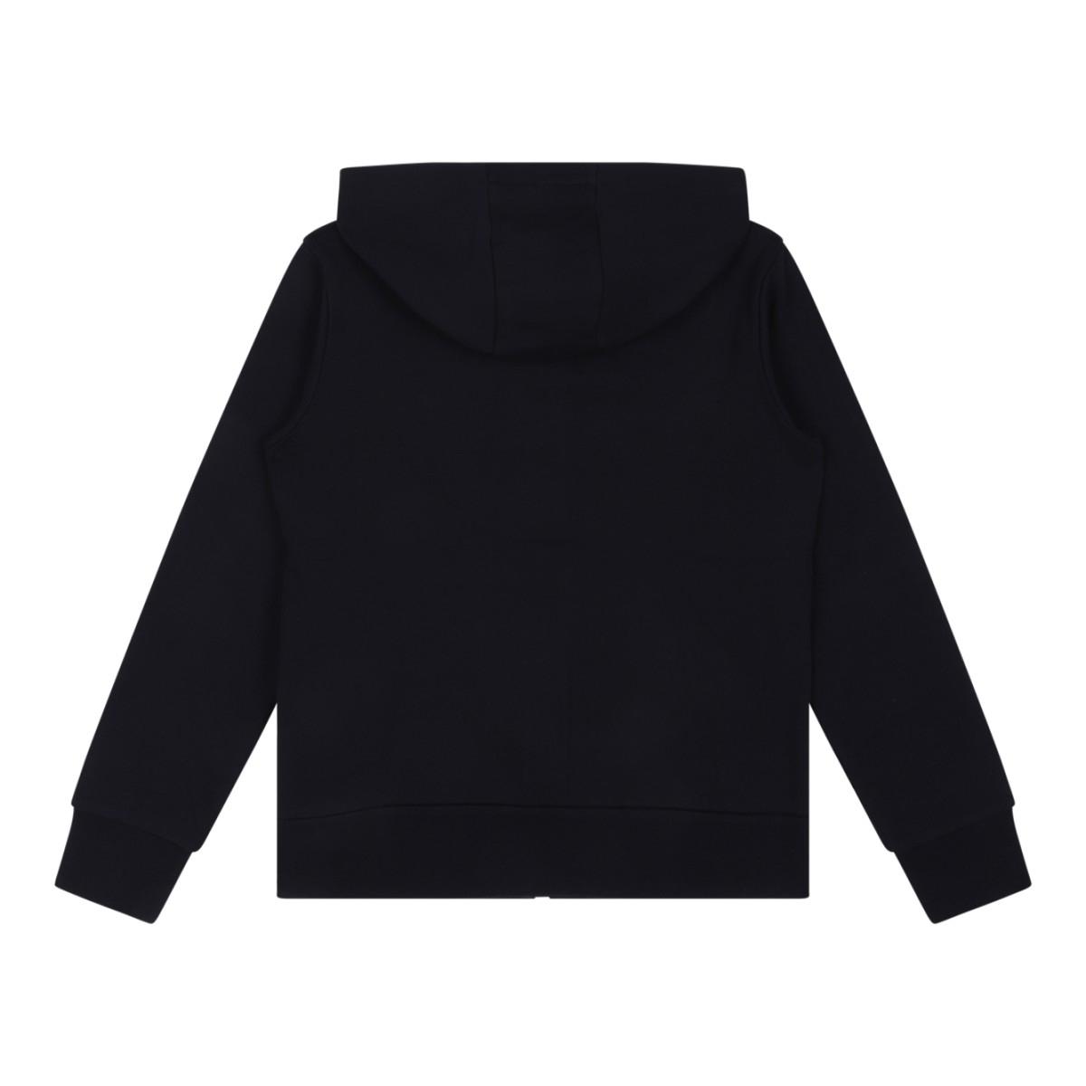 Moncler Black Zip-Up Hoodie.