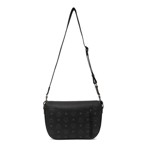 Black Diamond Bum Bag In Printed Canvas