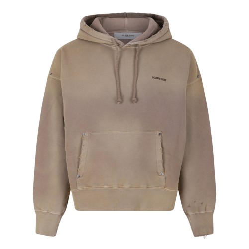 Golden Goose Beige Cotton Hoodie.
