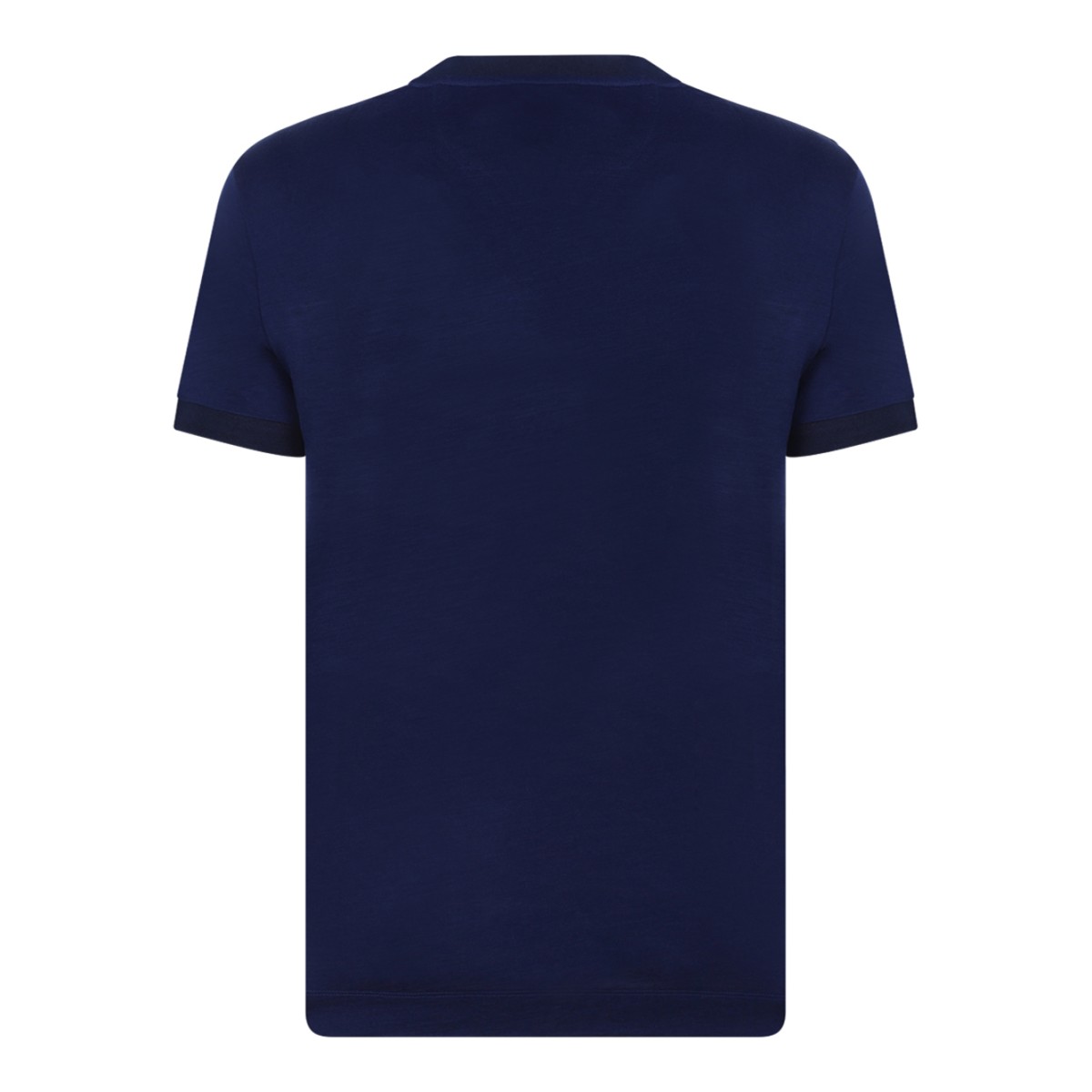Boss Navy Cotton T-Shirt.