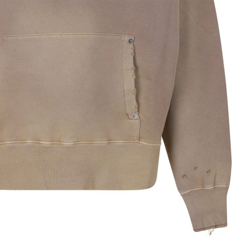 Golden Goose Beige Cotton Hoodie.