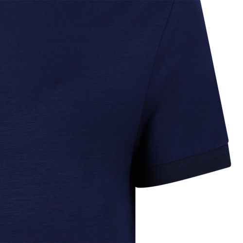 Boss Navy Cotton T-Shirt.