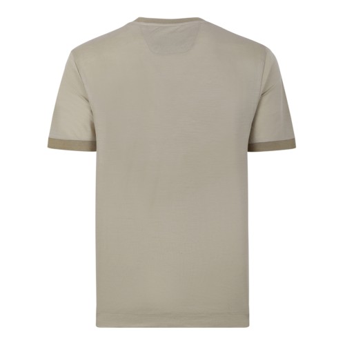 Boss Camel Cotton T-Shirt.