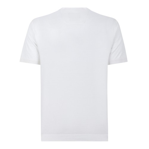 Boss White Cotton T-Shirt.