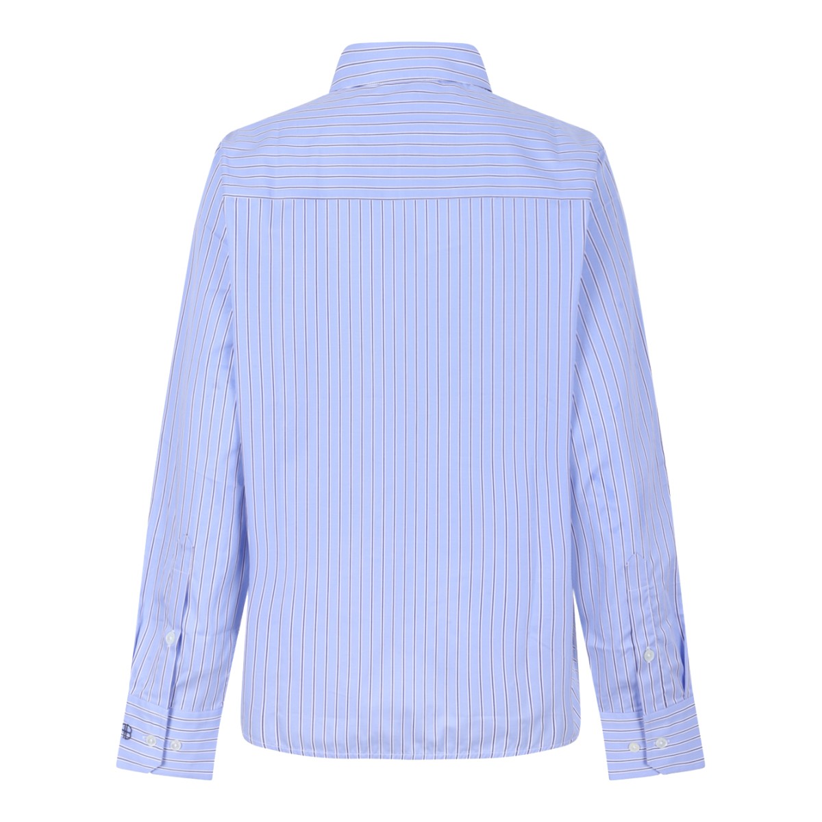 Anine Bing Blue Striped Cotton Shirt.