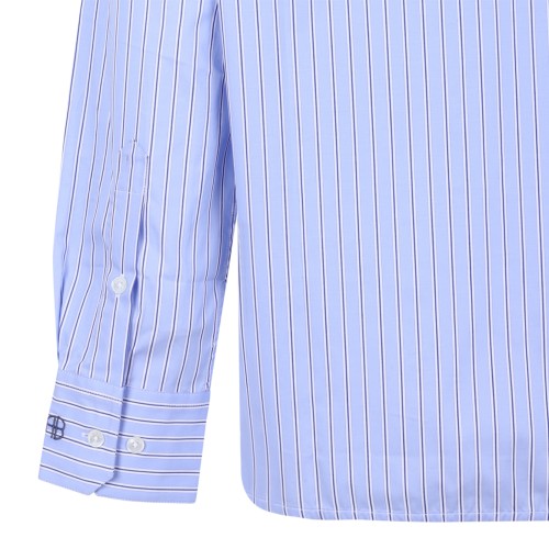 Anine Bing Blue Striped Cotton Shirt.
