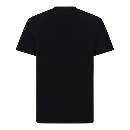 Stone Island Navy Cotton Logo T-Shirt.