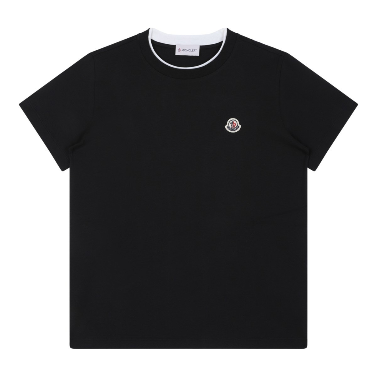 Moncler Black Logo T-Shirt.