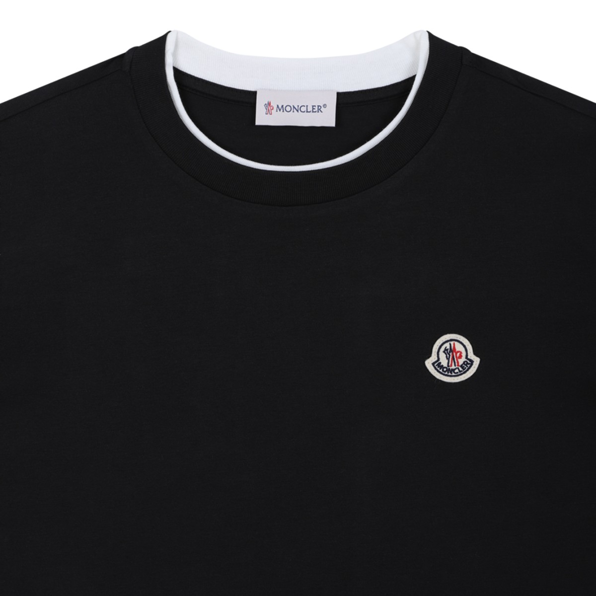 Moncler Black Logo T-Shirt.