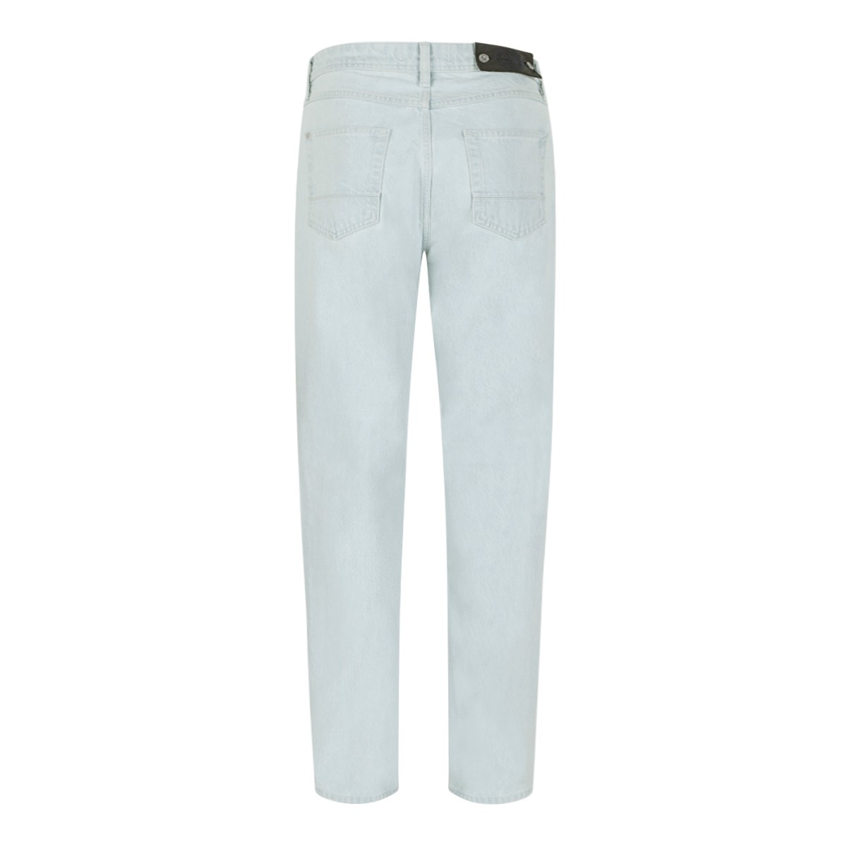 Light Wash Straight-Leg Jeans