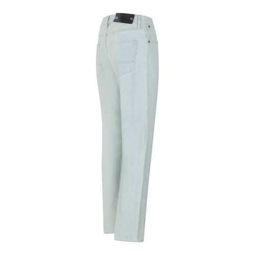 Light Wash Straight-Leg Jeans