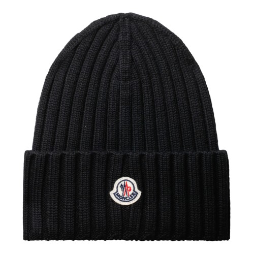 Moncler Black Beanie.