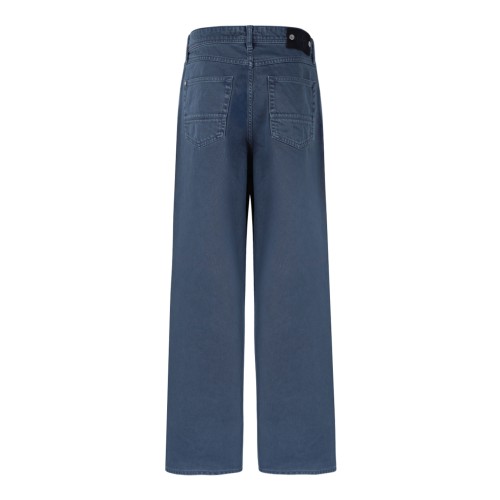 Stone Island Blue Cotton Tapered Trousers.  2