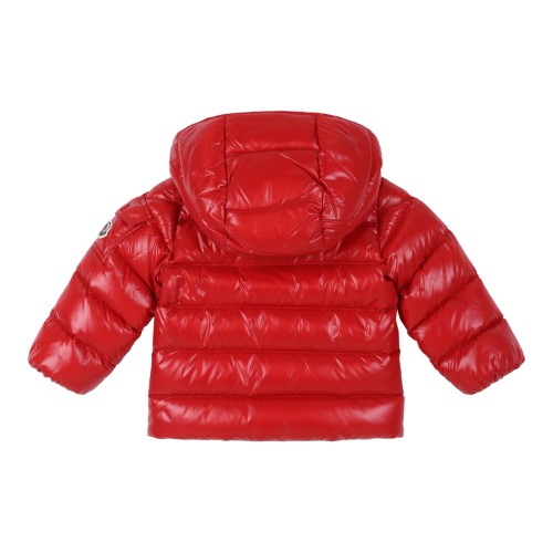 Moncler Red Hooded Down Jacket. 2