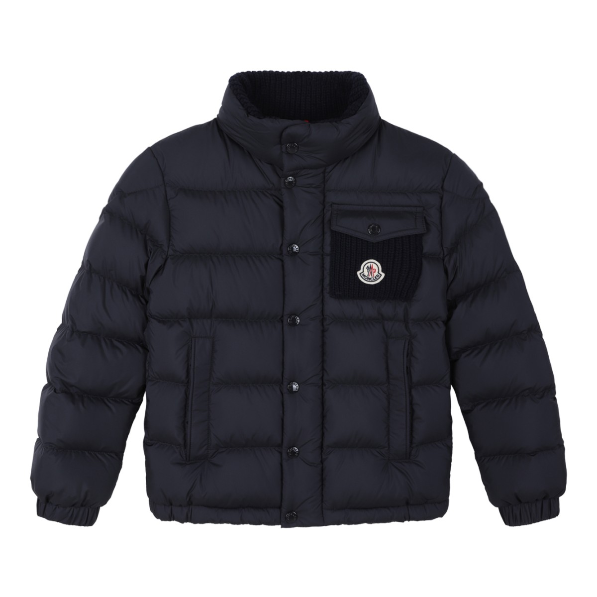Moncler Navy Down Jacket.