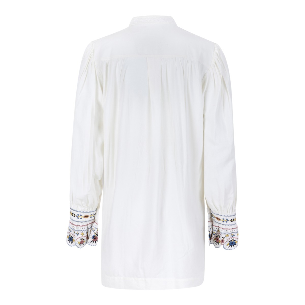 Isabel Marant White Embroidered Mini Dress.