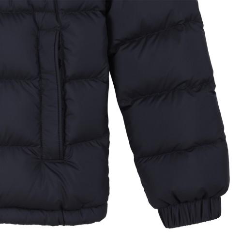 Moncler Navy Down Jacket.