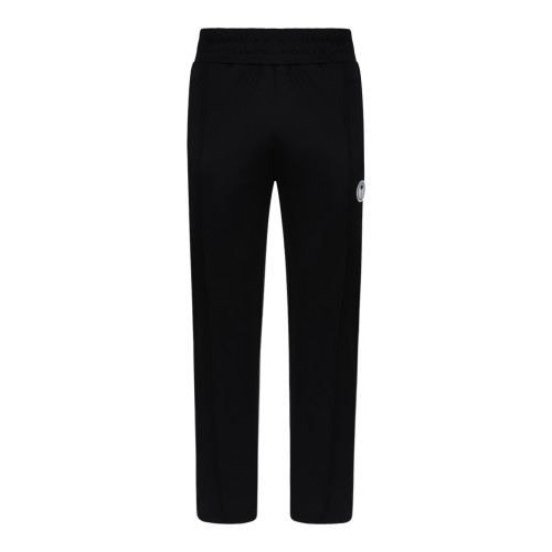 Palm Angels Black Logo Track Pants.