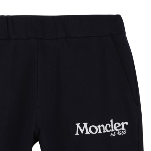 Moncler Navy Logo Joggers.