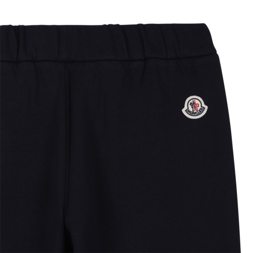 Moncler Navy Logo Joggers.