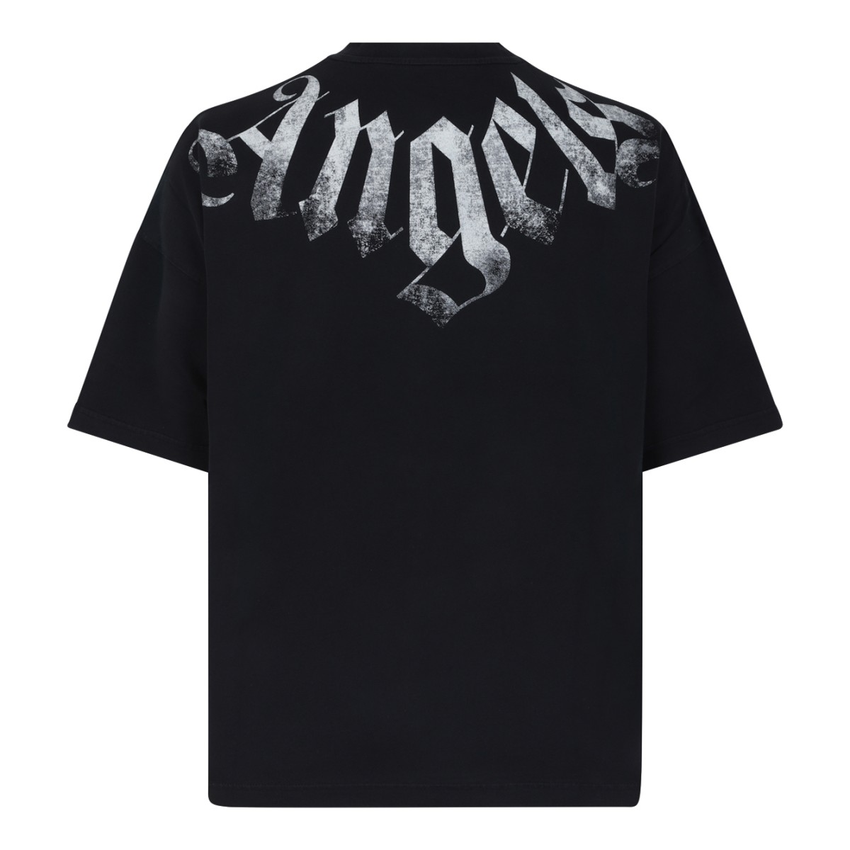 Palm Angels Black Graphic Logo T-Shirt.