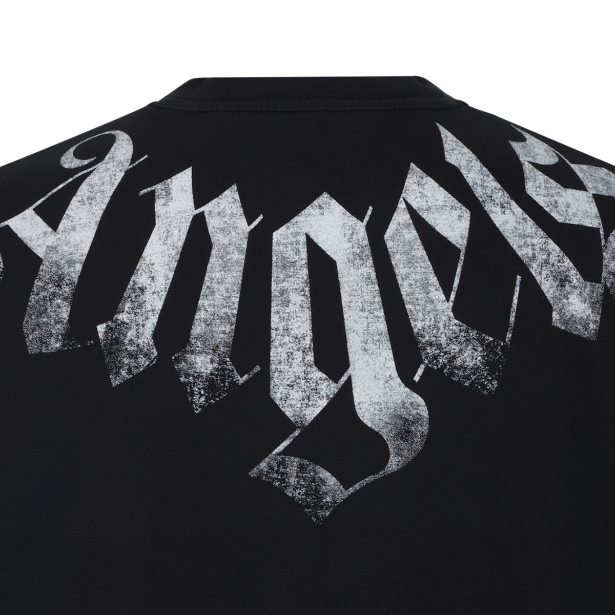 Palm Angels Black Graphic Logo T-Shirt.