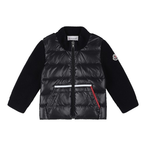 Moncler Quilted Down Cardigan Jacket.