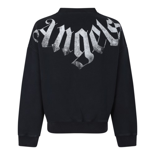 Palm Angels Black Graphic Sweatshirt. 2