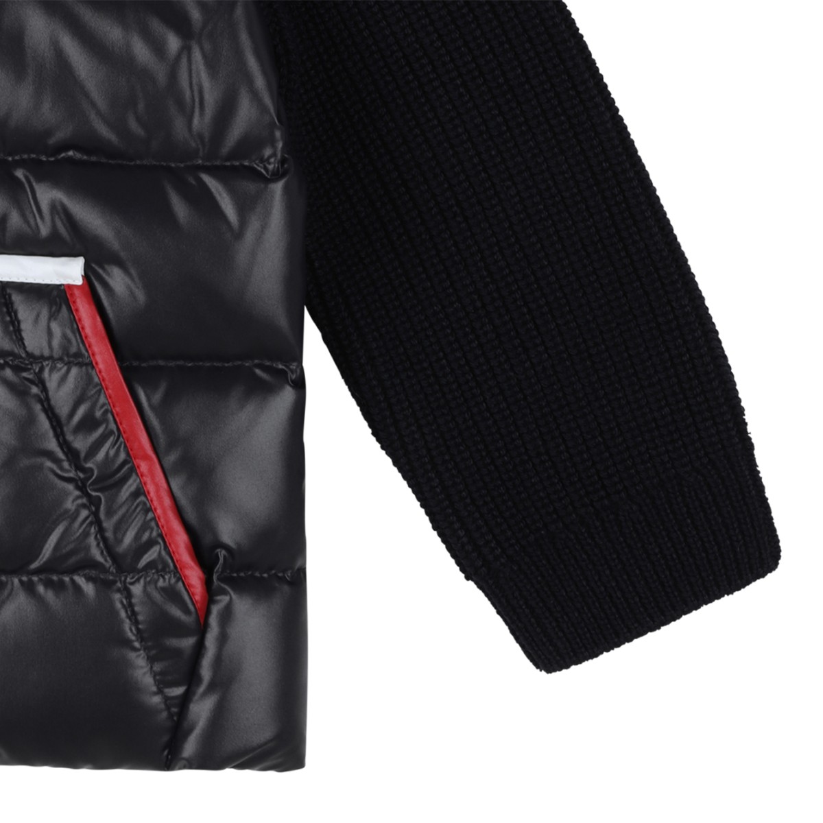 Moncler Quilted Down Cardigan Jacket.
