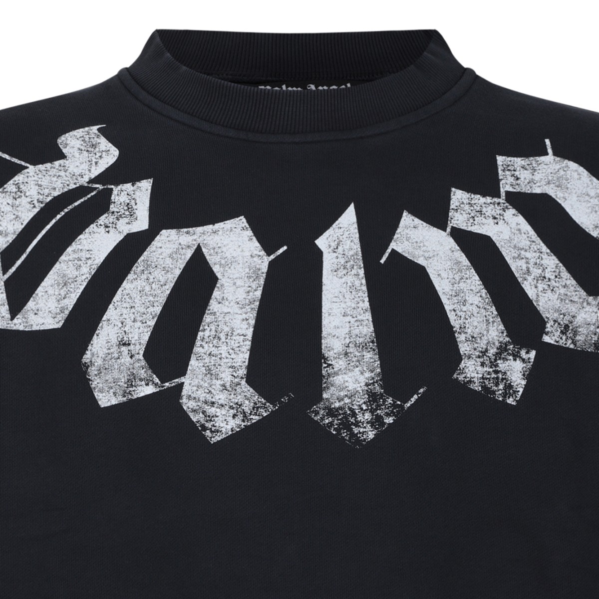 Palm Angels Black Graphic Sweatshirt.