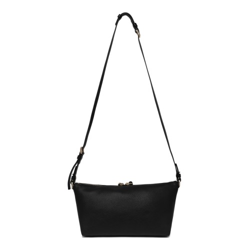 Furla Black Leather Shoulder Bag.