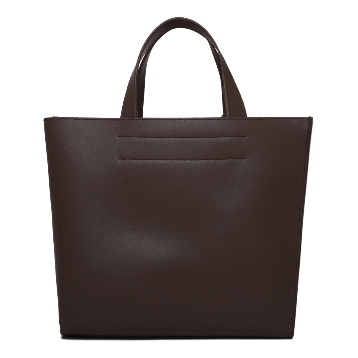 Furla Brown Suede Tote Bag.