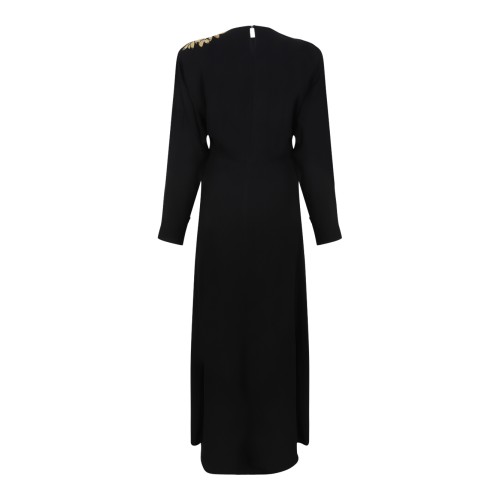 Isabel Marant Black Embellished Midi Dress. 2