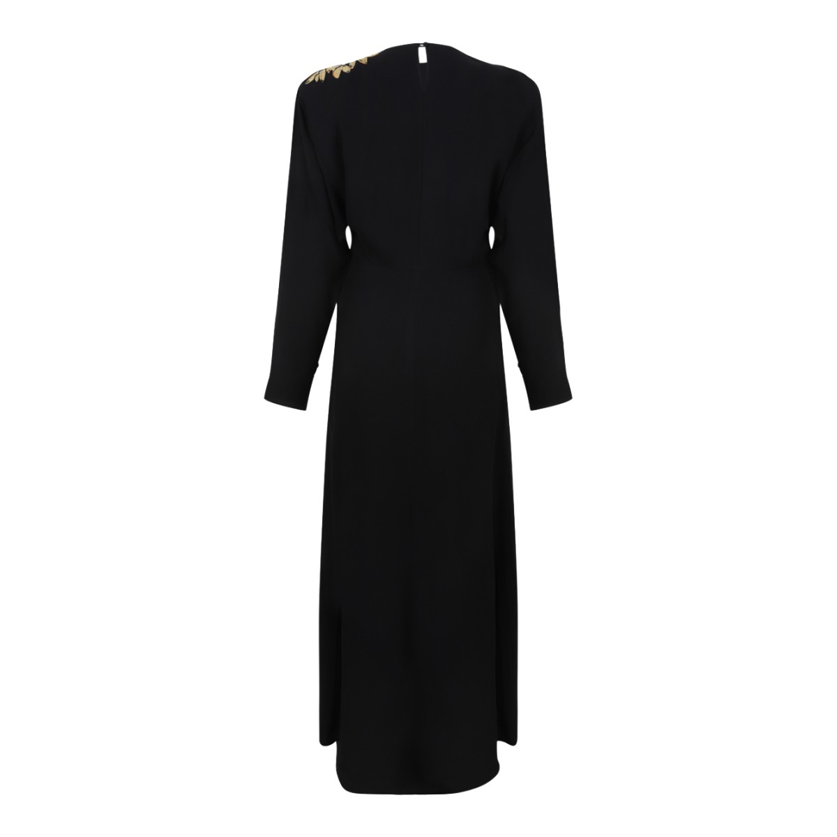 Isabel Marant Black Embellished Midi Dress.